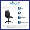 Flash Furniture Vinyl Contemporary Chair, 16-3/4" to 21-3/4, Black GO-1691-1-BK-GG