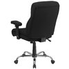 Flash Furniture Black Task Office Chair, 29" L 44" H, Adjustable Padded, Fabric Seat, Hercules Series GO-2031F-GG