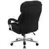 Flash Furniture Desk Chair, Fabric, 23 1/2- Height, Padded Loop, Black Fabric GO-2078-GG