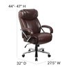 Flash Furniture Office Chair, 32"L47"H, Padded, HerculesSeries GO-2092M-1-BN-GG