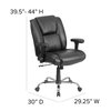 Flash Furniture Task Office Chair, 30"L44"H, Adjustable Padded, HerculesSeries GO-2132-LEA-GG