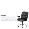 Flash Furniture Task Office Chair, 30"L44"H, Adjustable Padded, HerculesSeries GO-2132-LEA-GG