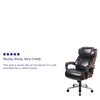 Flash Furniture Office Chair, 33"L52"H, Padded, ContemporarySeries GO-2223-BN-GG