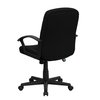 Flash Furniture Executive Chair, Fabric, 21 1/4-Height, Fixed, Black GO-ST-6-BK-GG