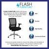 Flash Furniture Desk Chair, Fabric, 21 1/2- Height, Adjustable Arms with Inward/Outward Pivot Pads GO-WY-85-8-GG