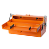 Groz Cantilever Tool Box, Aluminum, Orange, 18 in W x 9 in D x 9-1/2 in H 40004