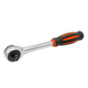 Groz 1/2" Drive 52 Geared Teeth Dual Drive Ratchet Handle, Dual Drive, 1/2" Dr 40311