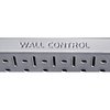 Wall Control Standard Industrial Pegboard Kit, Grey/Red 35-IWRK-400-GR