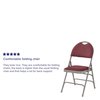 Flash Furniture Fabric Fldng Chair, Easy-Carry Hndl, Brgnd HA-MC705AF-3-BY-GG