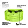 Flexzilla Pro Air Hose, 3/8" x 100, 1/4" MNPT Fit HFZP38100YW2