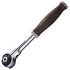 Vessel 3/8" Drive WOOD-COMPO Swivel Ratchet Handle No.HRH3, Natural HRH3SW