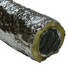 Rubber-Cal "HVAC Insulated-Flex Ducting" Ventilation Duct Hose - 4-Inch by 25-Feet 01-194