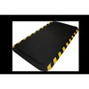 M A Matting Hog Heaven Mat 7/8", Black with Striped Border 3' x 5' 424235100