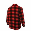 Tough Duck Buffalo Check Fleece Shirt, Red, 2XL i96421