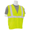 Erb Safety Vest, FlameResistant, Solid, HiViz, Lime, 2XL 63124