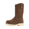 Iron Age Mens Brown Comp Toe 11 in Pull On Wor, PR IA5090