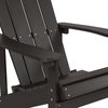 Flash Furniture Slate Gray Charlestown Adirondack Chair, Slate Wood, 29.5 W 35 H, Polystyrene, Stainless Steel Seat JJ-C14501-SLT-GG