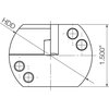 Kyocera Sub-Spindle Turning Toolholder, KSTB SR32JCCET325 Sub-Spindle Turning KSTBSR32JCCET325