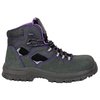 Hoss Boot Co Womens Lacy Black Composite Toe Hiker,  70120