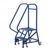 Vestil 50 H Steel PW Ladder, Perforated, 2 Step, 2 Steps LAD-PW-18-2-P