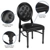 Flash Furniture Tufted Black Dining Chair LE-B-B-T-MON-GG