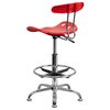 Flash Furniture Tractor Seat Stool, Red LF-215-RED-GG