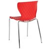 Flash Furniture Contemporary Chair, 18", Red LF-7-07C-RED-GG