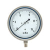 Pic Gauges Low Pressure Gauge, 4", 0-15"WC, 1/4"LM, SS LP1-SS-404-15