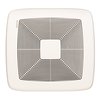 Broan Bathroom Fan, 50 cfm cfm, 4 in or 3 in Duct Dia., Energy Star® Certified LP50100DC