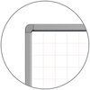 Luxor Mobile Magnetic Double-Sided Ghost Grid Whiteboard, 72” x 40” MB7240LB