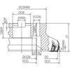 Kyocera Face Mill, MFK 160R1116TM, MFK 160.00mm Cutting Dia MFK160R1116TM