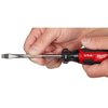 Milwaukee Tool 1/4 in. x 4 in. Slotted Cushion Grip Screwdriver (Made in USA) MT206