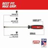 Milwaukee Tool 3/8 in. x 8 in. Slotted Cushion Grip Demolition Screwdriver (Made in USA) MT210