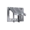 Bell Outdoor Electrical Box Cover, Vertical, 3 Gang, Aluminum, Flip and Snap MX3050S