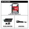 Milwaukee Tool Portable and Inverter Generator, 1,800 W Rated, 3,600 W Surge, 120V AC, 15 A A MXF002-2XC