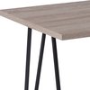 Flash Furniture Square End Table, 19" W, 19" L, 22" H, Laminate Top, Wood Grain NAN-JH-1703-GG