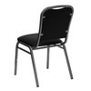 Flash Furniture BlackBanquet Chair, 22"L32-1/2"H, VinylSeat, HerculesSeries NG-108-SV-BK-VYL-GG