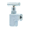 Pic Gauges Needle Valve, 1/4"FxF, Angle, CS, 10K psi NV-CS-1/4-HS-90-FXF