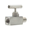 Pic Gauges Needle Valve, 1/2"MxF, Straight, SS, 6K psi NV-SS-1/2-GS-180-MXF