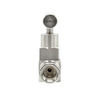 Pic Gauges Needle Valve, 1/4"FxF, Straight, SS, 6K psi NV-SS-1/4-GS-180-FXF