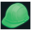 Erb Safety Front Brim Hard Hat, Type 1, Class E, Ratchet (6-Point), Green 19902