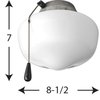 Progress Lighting Fan Light Kit, One-Light P2601-141WB