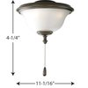 Progress Lighting Fan Light Kit, Two-Light P2636-20WB