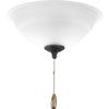 Progress Lighting Three-Light Fan Light Kit P2645-01WB