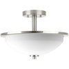 Progress Lighting Replay Two-Light Semi-Flush Convertible P3424-09