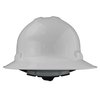 Radians Full Brim Hard Hat, Type 1, Class E, Ratchet (4-Point), Gray QHR4-GRAY