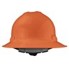 Radians Full Brim Hard Hat, Type 1, Class E, Ratchet (6-Point), Orange QHR6-ORANGE