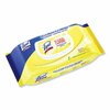 Lysol Disinfecting Wipes Flatpacks, 1-Ply, 6.69 x 7.87, Lemon and Lime Blossom, White, 80 Wipes, PK6 RAC99716CT