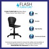 Flash Furniture Plastic Task Chair, 16" to 21", Black RUT-A103-BK-GG