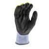 Radians Hi-Vis Cold Protection Cut-Resistant Gloves, Acrylic Terry Lining, S RWG604S